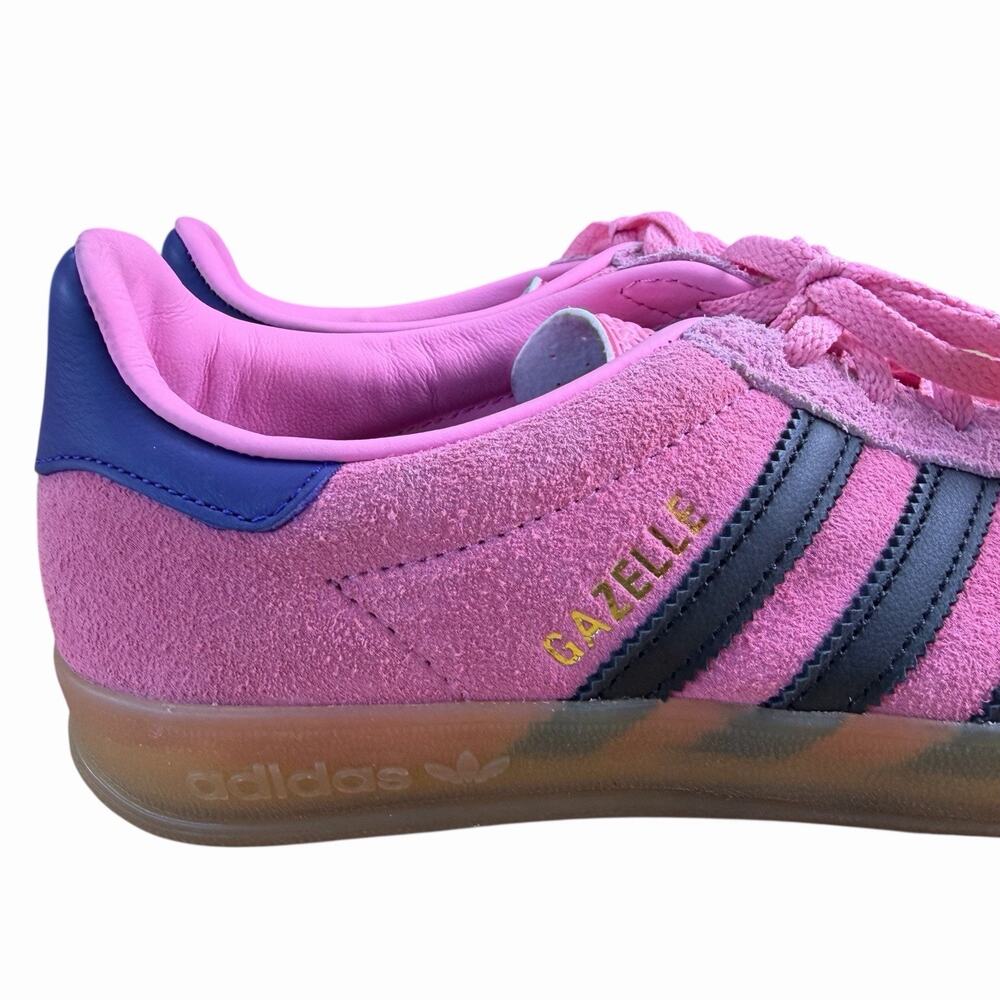 adidas Originals Gazelle Indoor W Bliss Pink Purple Gum Women Sz 6 Shoe IE7002 - Picture 2 of 12
